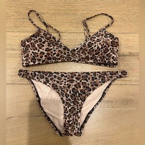 Melissa Odabash leopard bikini set - size small